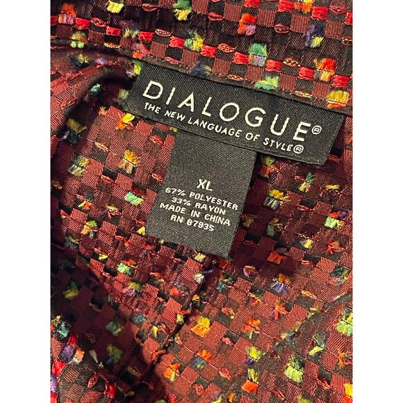 Dialogue Women's Button Front Jacket Blazer Shacket Coat Size XL - Picture 4 of 10